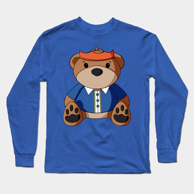 Prince Teddy Bear Long Sleeve T-Shirt by Alisha Ober Designs